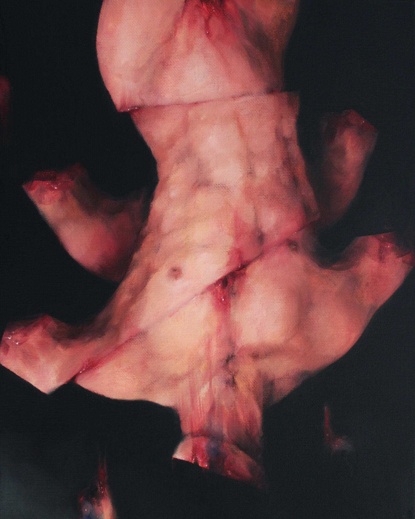 diver. oil painting