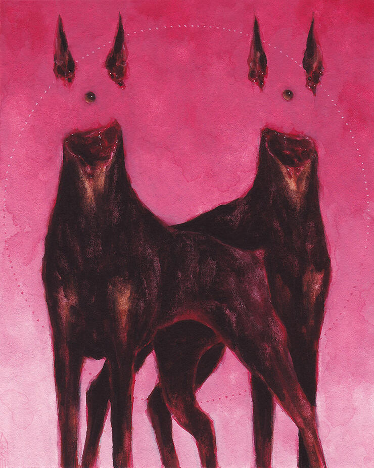 ddobrr. gouache watecolor