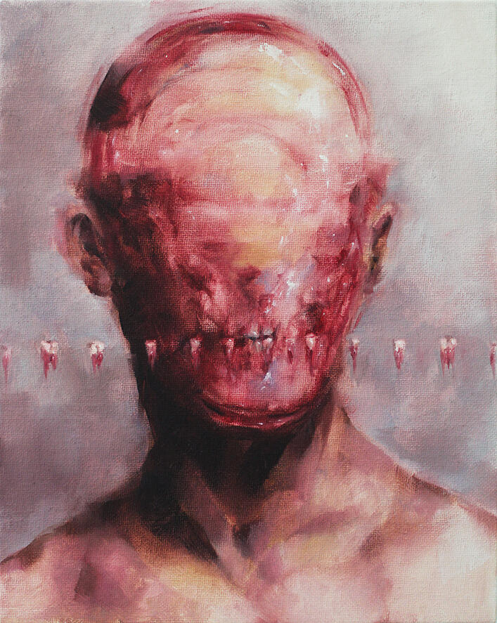 scraps. oil painting